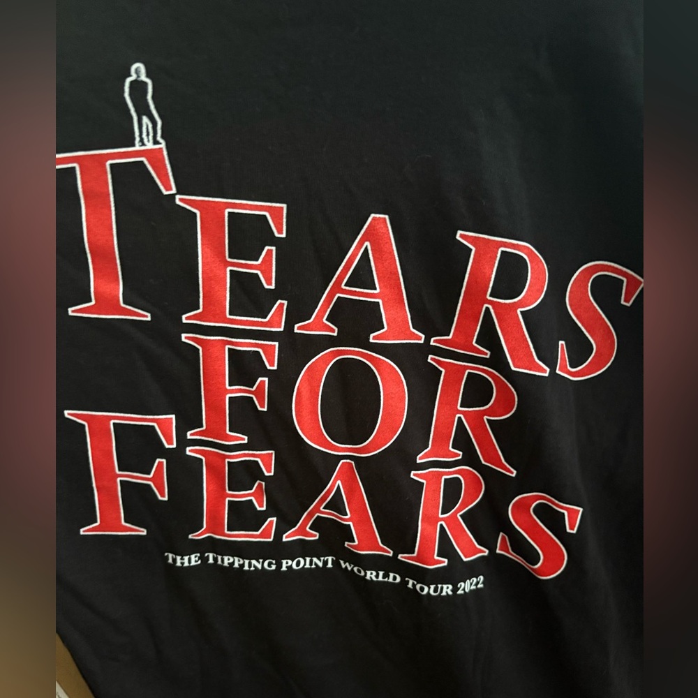 NWOT Tears For Fears Tipping Point Tour 2022 concert t-shirt size XL